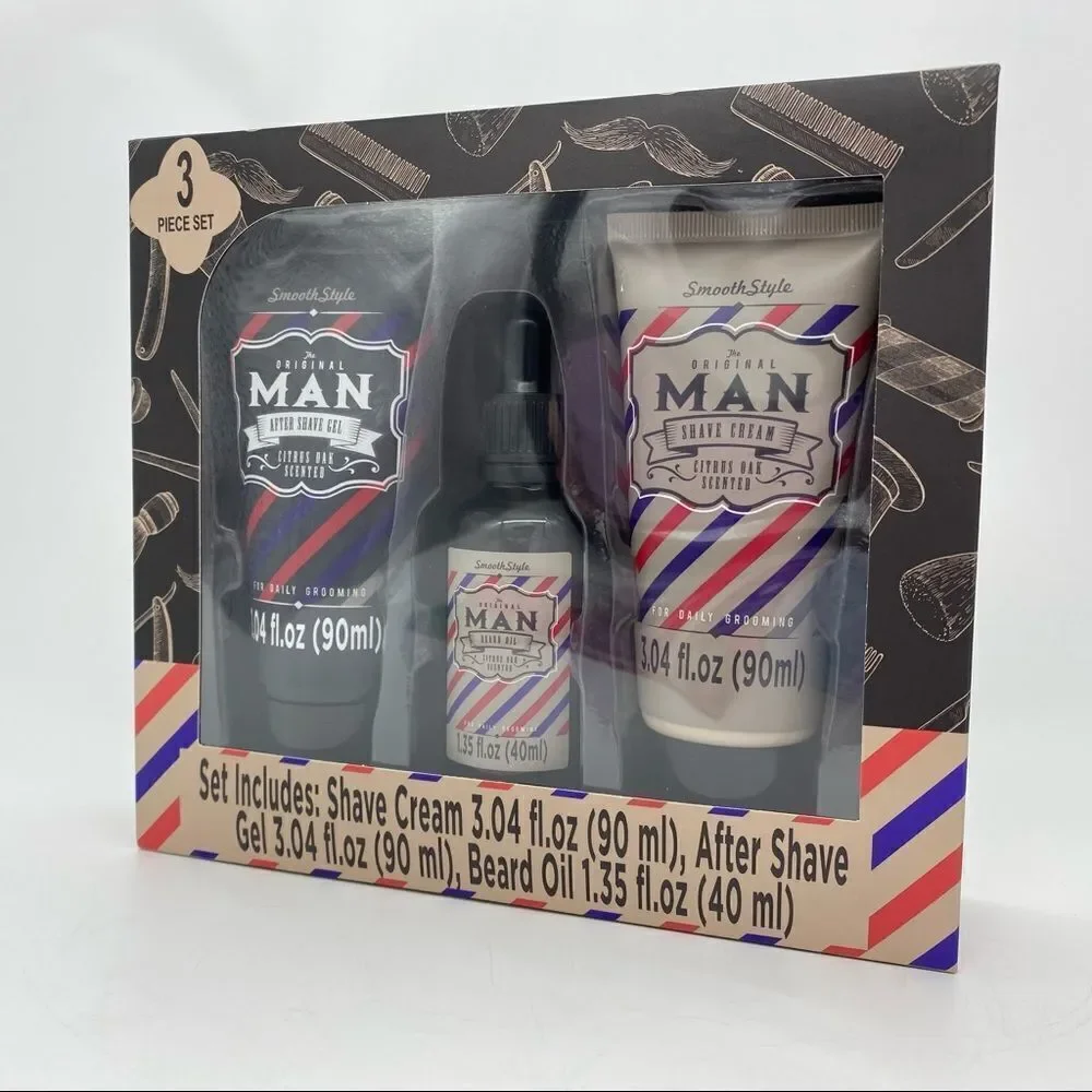 Mens Gift Set Shave and Beard Set New